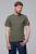 T-shirt Zack, bawełniany, khaki - zdjęcie 4
