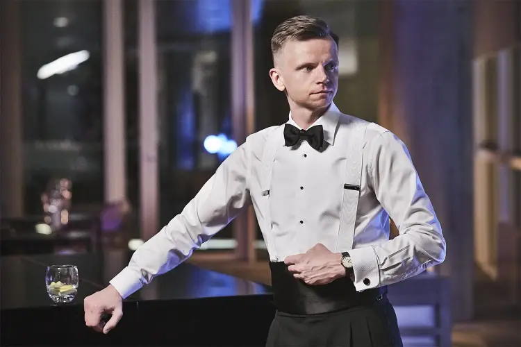Szelki z mory, białe - zdjęcie 4