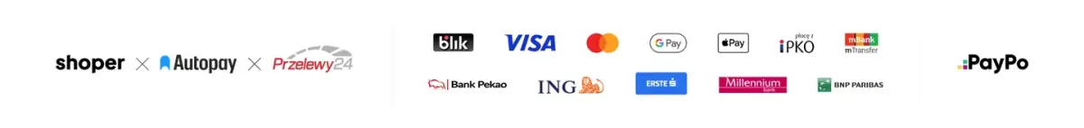 Płatności Autopay i Przelewy24: BLIK, karty Visa i Mastercard, PayPo