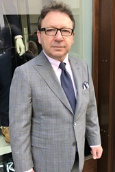 Zbigniew Zamachowski w garniturze na miarę Zack Roman