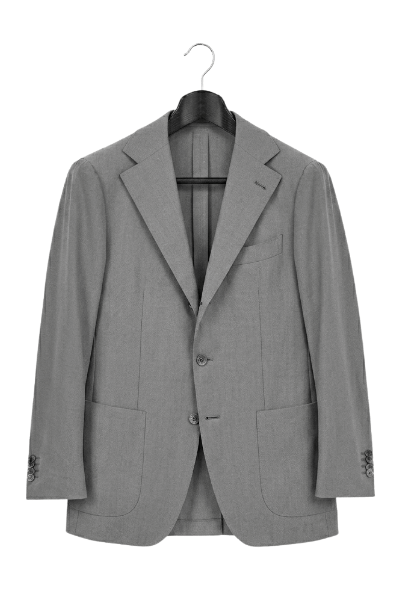 Wełniany garnitur Futuro II, szary